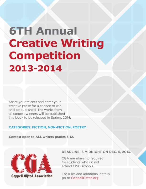 cga creative writing competition